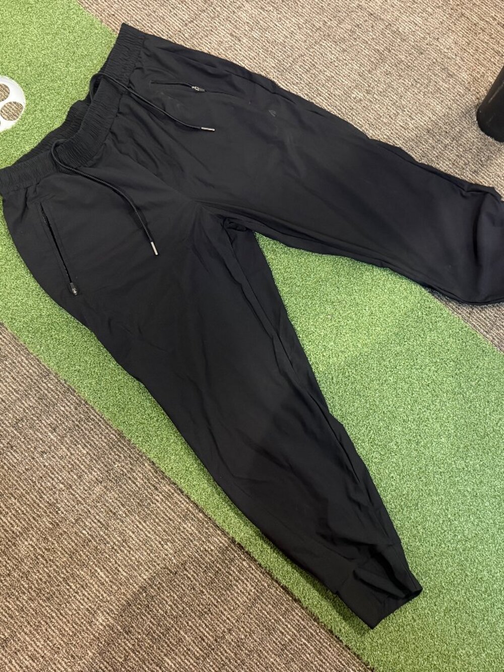 Ash & Erie Black Performance Jogger Size Large Short: 25-27"